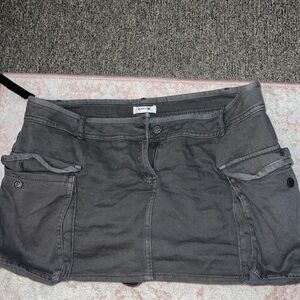 garage grey skirt